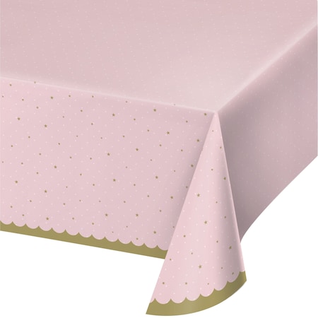 Stylish Swan Plastic Tablecloth, 102x54, 6PK